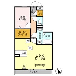 赤堀駅 徒歩8分 1階の物件間取画像